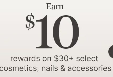 Walgreens Enjoy $10 Walgreens cash on $30+ select beauty items