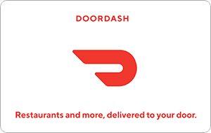 $100 DoorDash gift card, $90, egifter