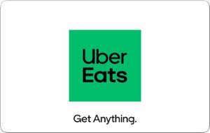 $100 Uber-Uber Eats gift card, $90, Paypal