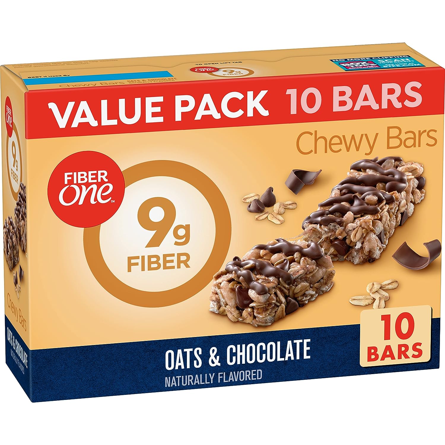 10-Count 14.1-Ounce Fiber One Chewy Snack Bars Oats Chocolate $3.55 w/ S S Free Shipping w/ Prime or on $35