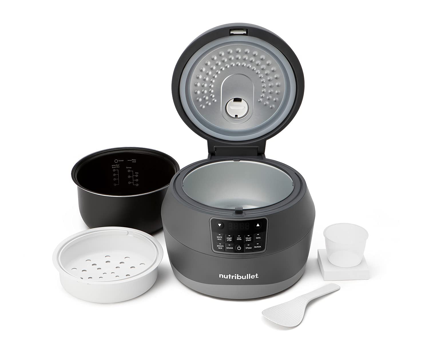 10-Cup Nutribullet EveryGrain Cooker w/ Steaming Basket, Rice Scoop, Measuring Cup $54 Free Shipping