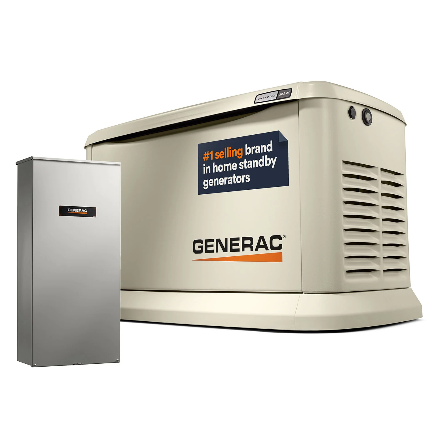 10 Free 7 Year Warranty on Generac Guardian Series WiFi-Enabled 22,000-Watt LP /19,500-Watt NG Standby Generator With 20