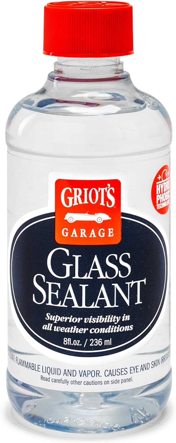 $10 Griots Garage 11033 Glass Sealant, 8 oz. Amazon