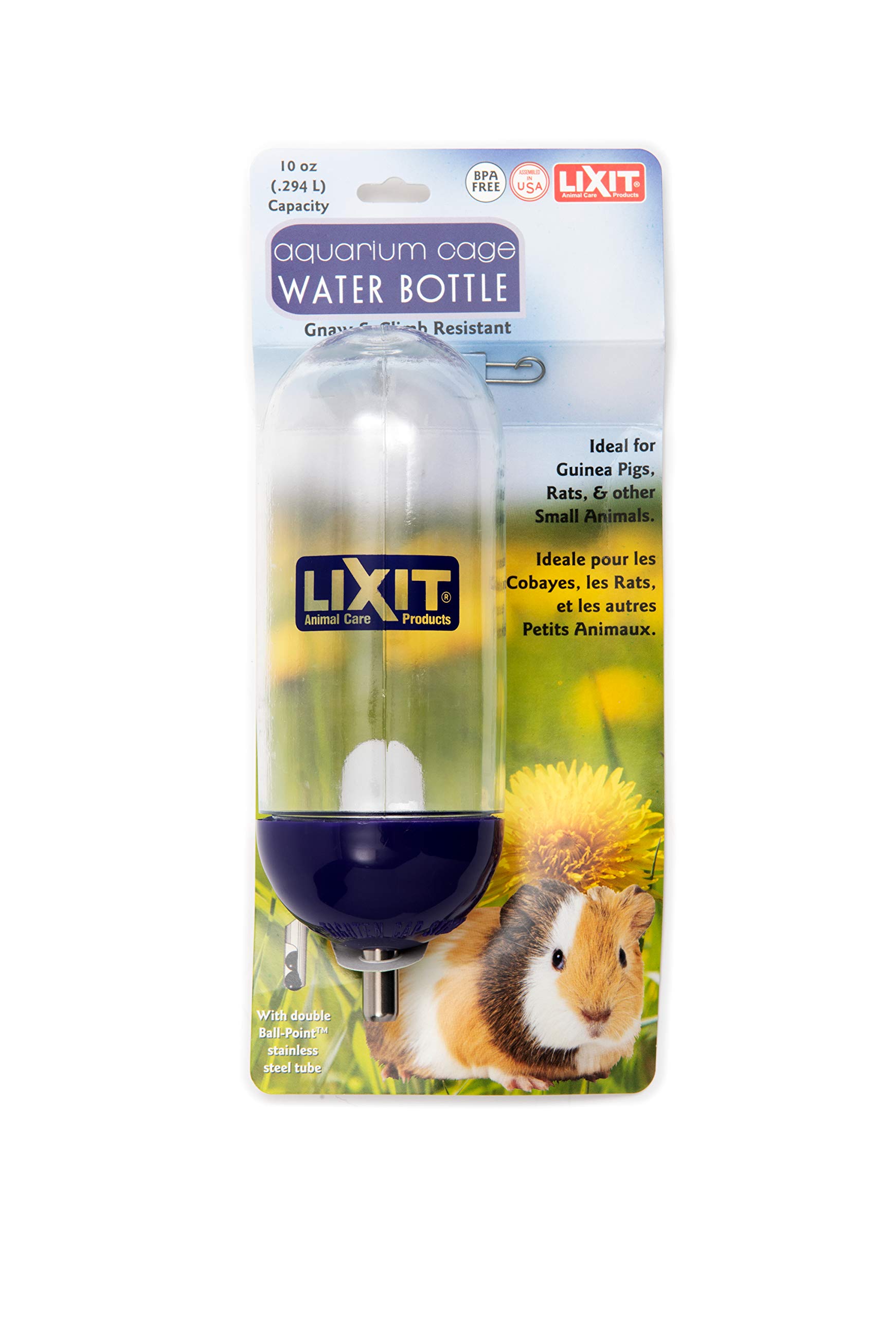 10-Oz. Lixit Bell Style Aquarium Cage Water Bottle $3.95 Free Shipping w/ Prime or on $35