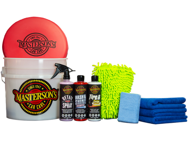 10 Piece Mastersons Ultimate Wash Detail Kit w/ Bucket $20 Free Shipping