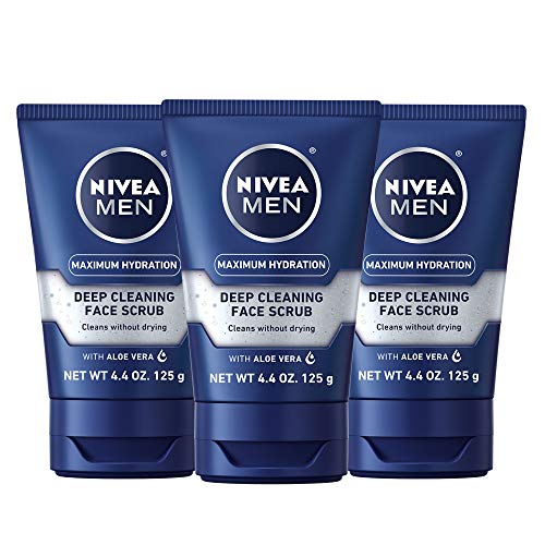 $11.77 w/ S S NIVEA MEN Maximum Hydration Deep Cleaning Face Scrub With Aloe Vera, 3 Pack of 4.4 Oz Tubes at Amazon