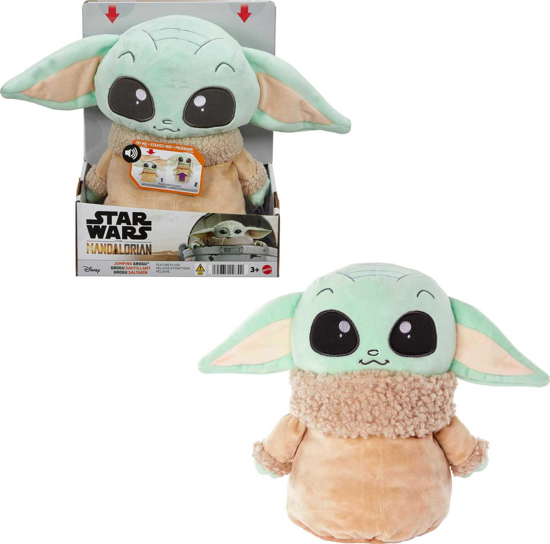 11 Mattel Star Wars Madalorian Jumping Grogu Plush Toy with Jumping Action and Sounds $9.90 Free Shipping w/ Prime or on $35 $8.4