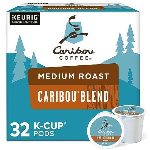 $12.65 /w S S Caribou Coffee Caribou Blend, Keurig Single-Serve K-Cup Pods, 32 Count