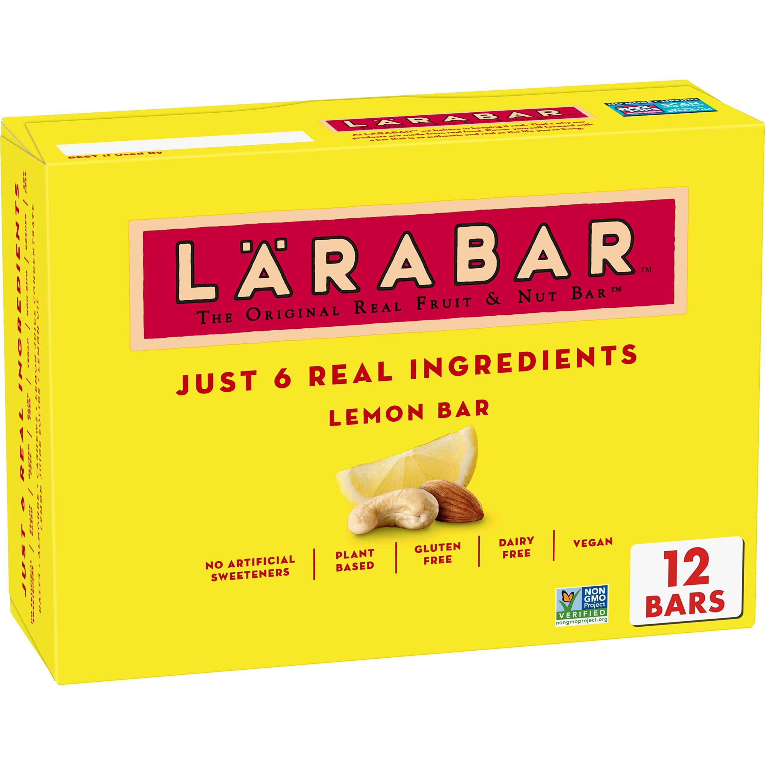 12-Count 1.6-Oz Larabar Fruit Nut Bars Lemon $7.40 w/ S S Free Shipping w/ Prime or on $35