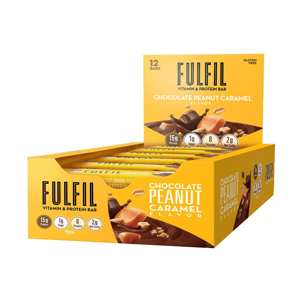 12-Count FULFIL Vitamin and Protein Bars Chocolate Peanut and Caramel $13.03 w/ S S Free Shipping w/ Prime or on $35 