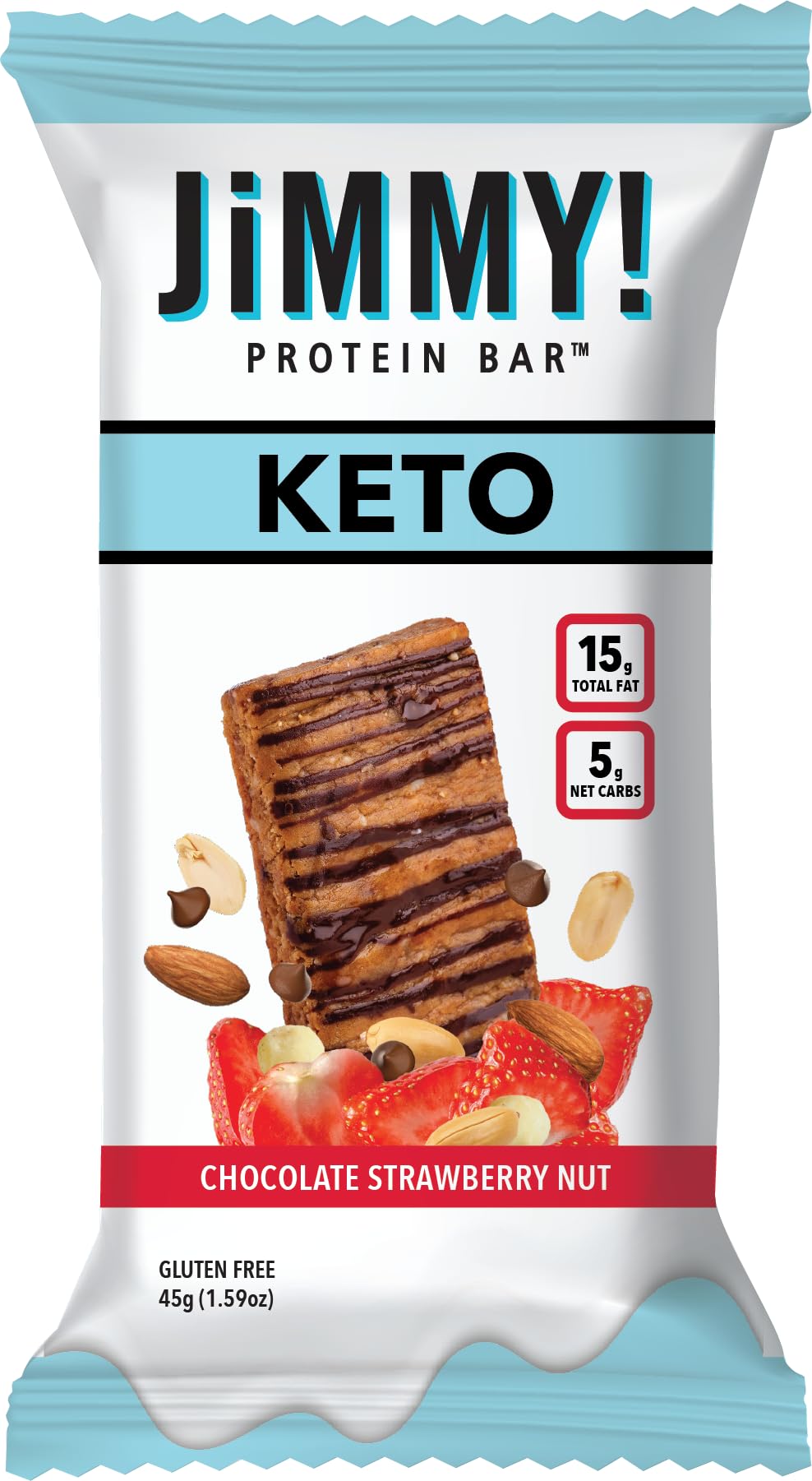 12-Count JiMMY Keto Protein Bars Chocolate Strawberry Nut $9.86 w/ S S and more Free Shipping w/ Prime or on orders over