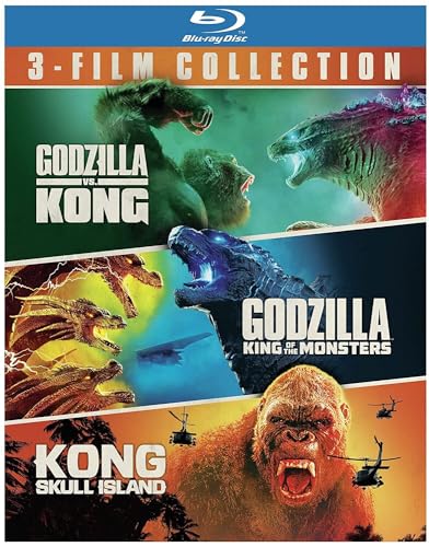 $12 Godzilla/Kong 3-Film Collection Godzilla vs. Kong / Godzilla King of the Monsters / Kong Skull Island