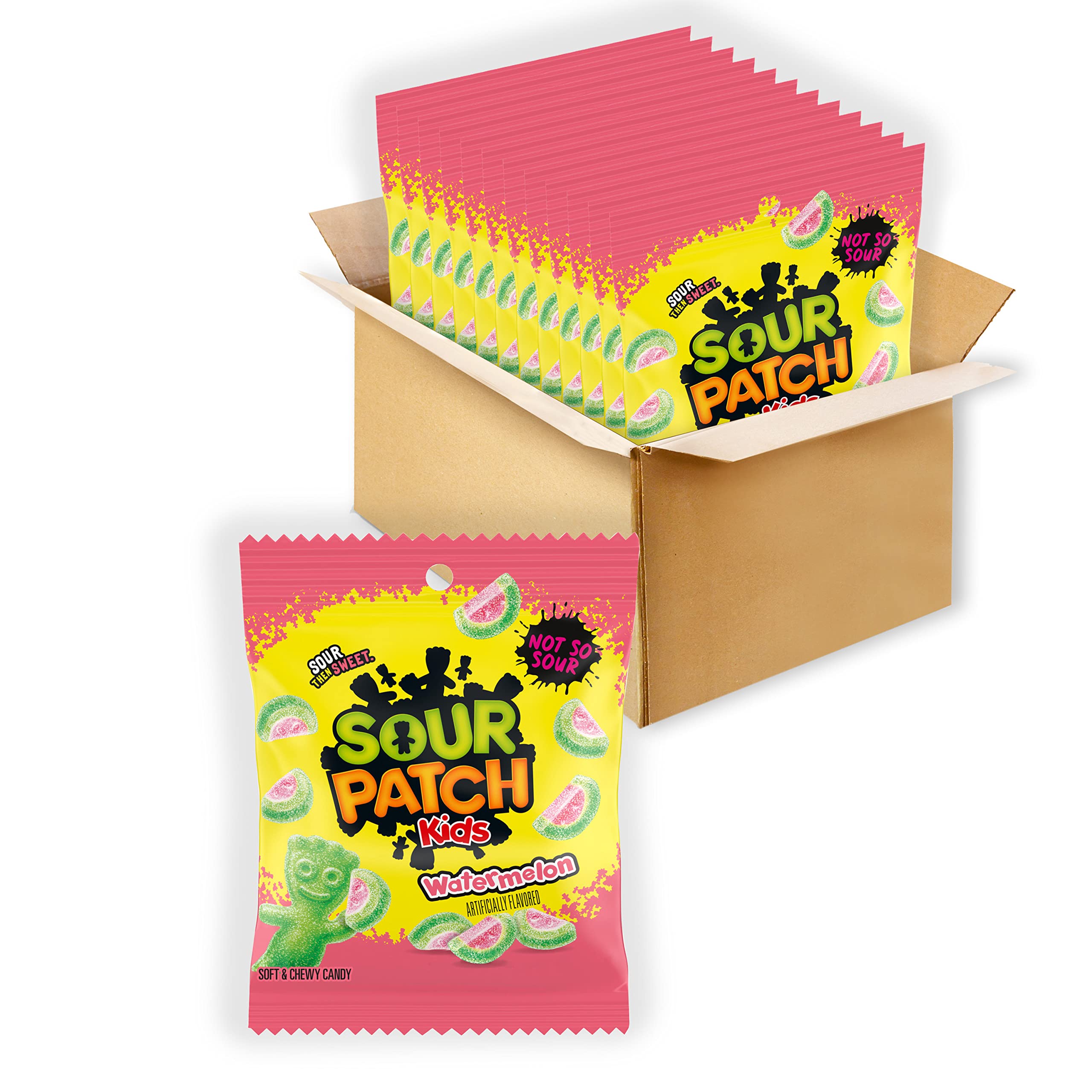 SOUR PATCH KIDS Watermelon Soft & Chewy Candy, 12-3.6 oz Bags $6.47