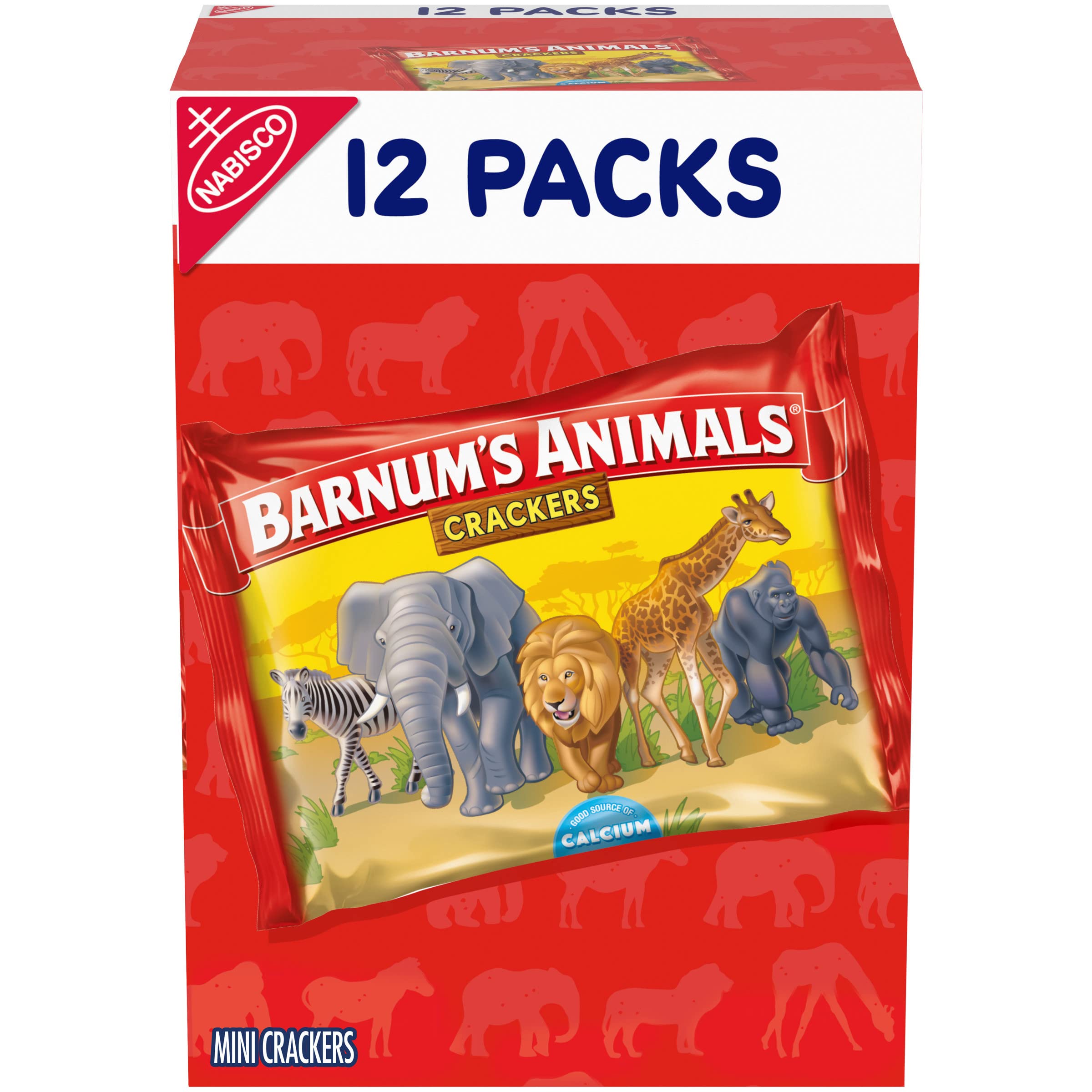 12-Packs Barnums Original Animal Crackers Snack Packs $4.20 .35c Ea w/ S S Free Shipping w/ Prime or on $35