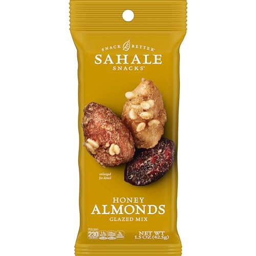 $13.13 /w S S Sahale Snacks Honey Almonds Glazed Mix, 1.5 Ounces Pack of 18 