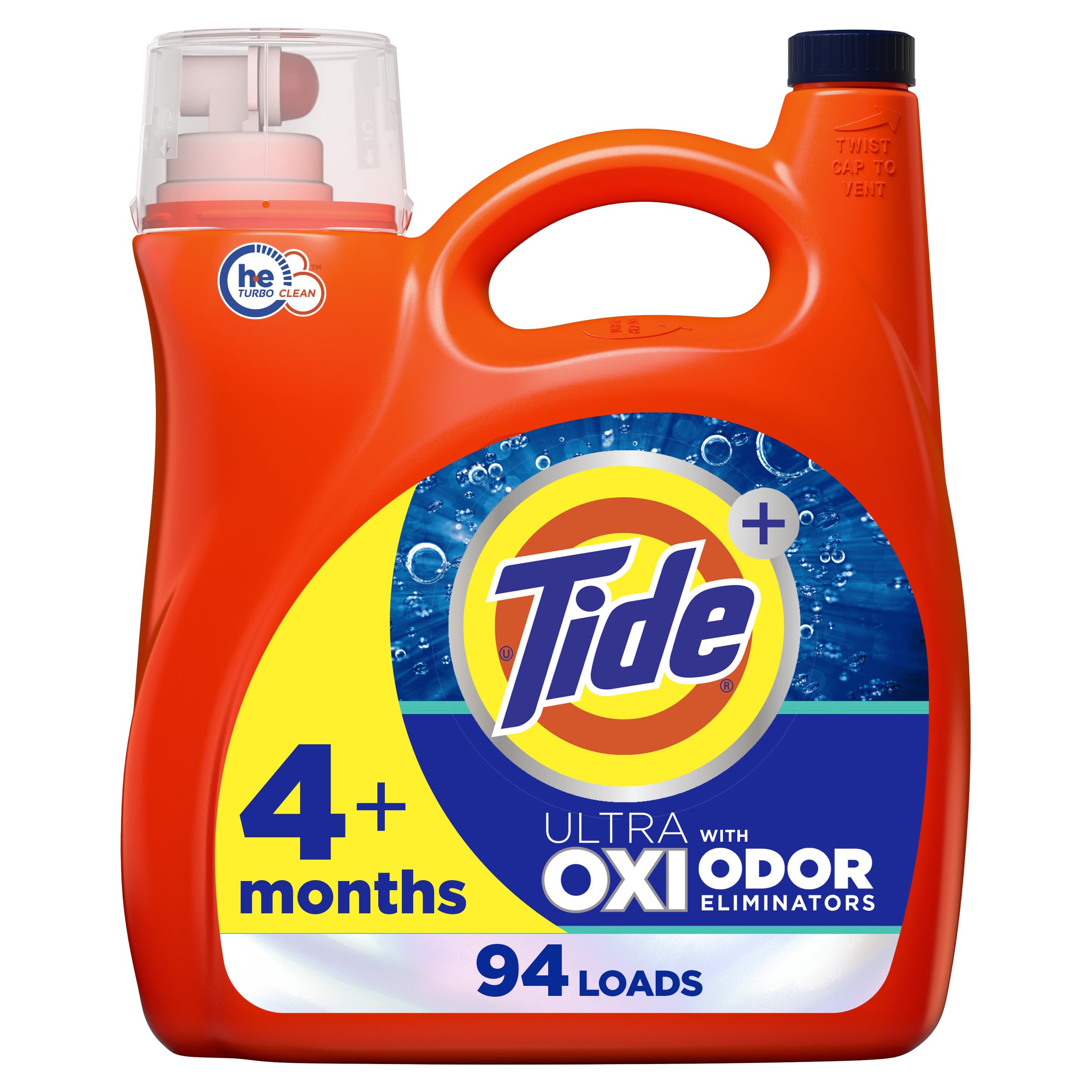 132-Oz Tide Liquid Laundry Detergent Ultra OXI $14 Amazon Credit $18.95 w/ Subscribe Save