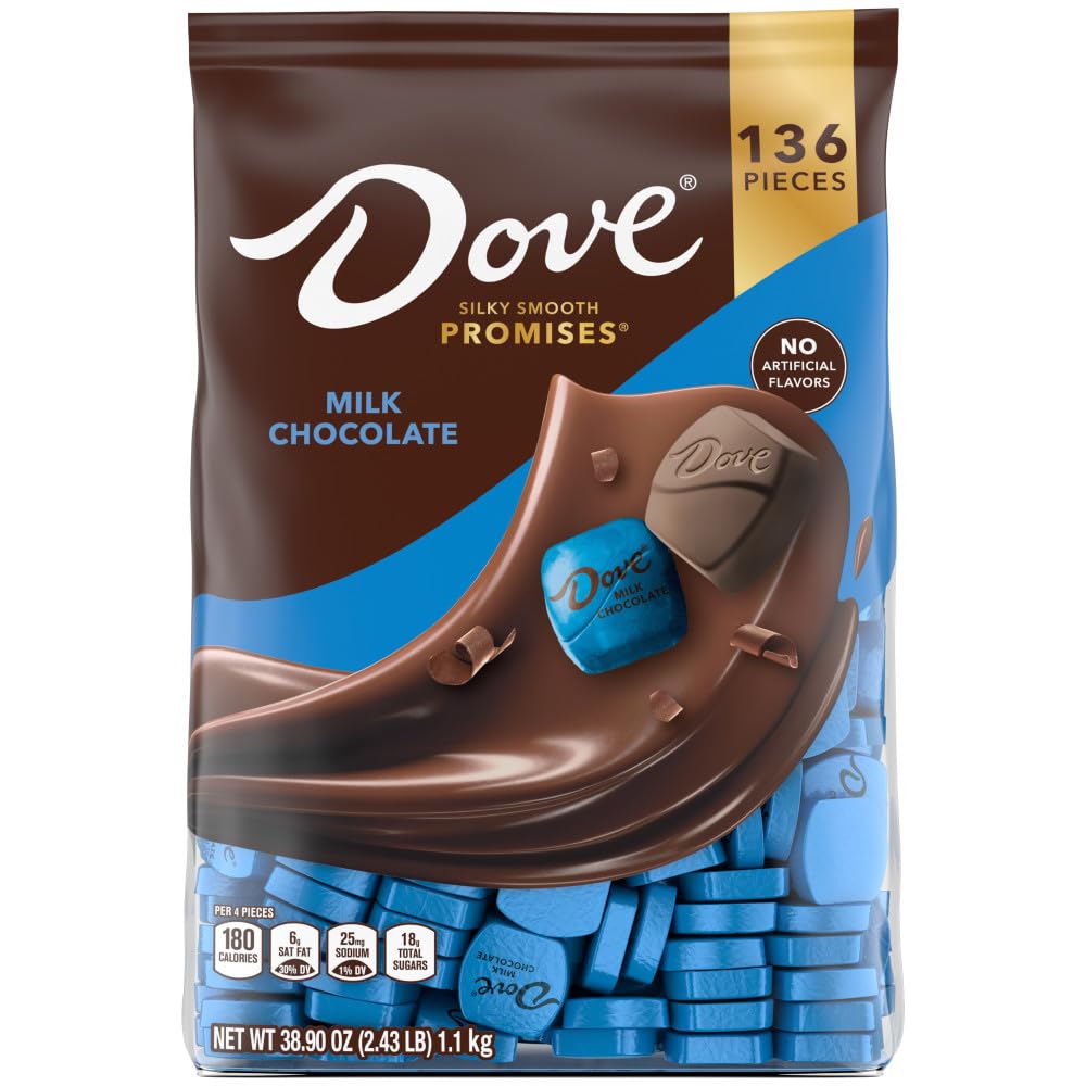 136-Count DOVE Promises Milk Chocolate Candy 43.07-Oz Bag $14.42 w/ S S Free Shipping w/ Prime or on $35