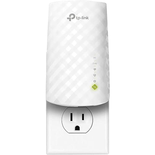 $13.97 TP-Link WiFi Extender with Ethernet Port, Dual Band 5GHz/2.4GHz RE220