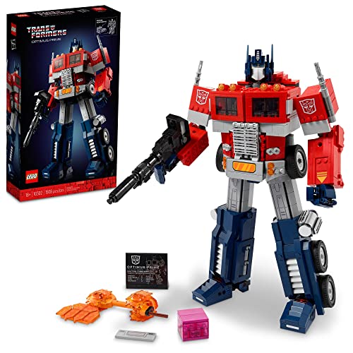 $144 1508-Piece LEGO Icons Transformers Optimus Prime Figure Building Set 10302 