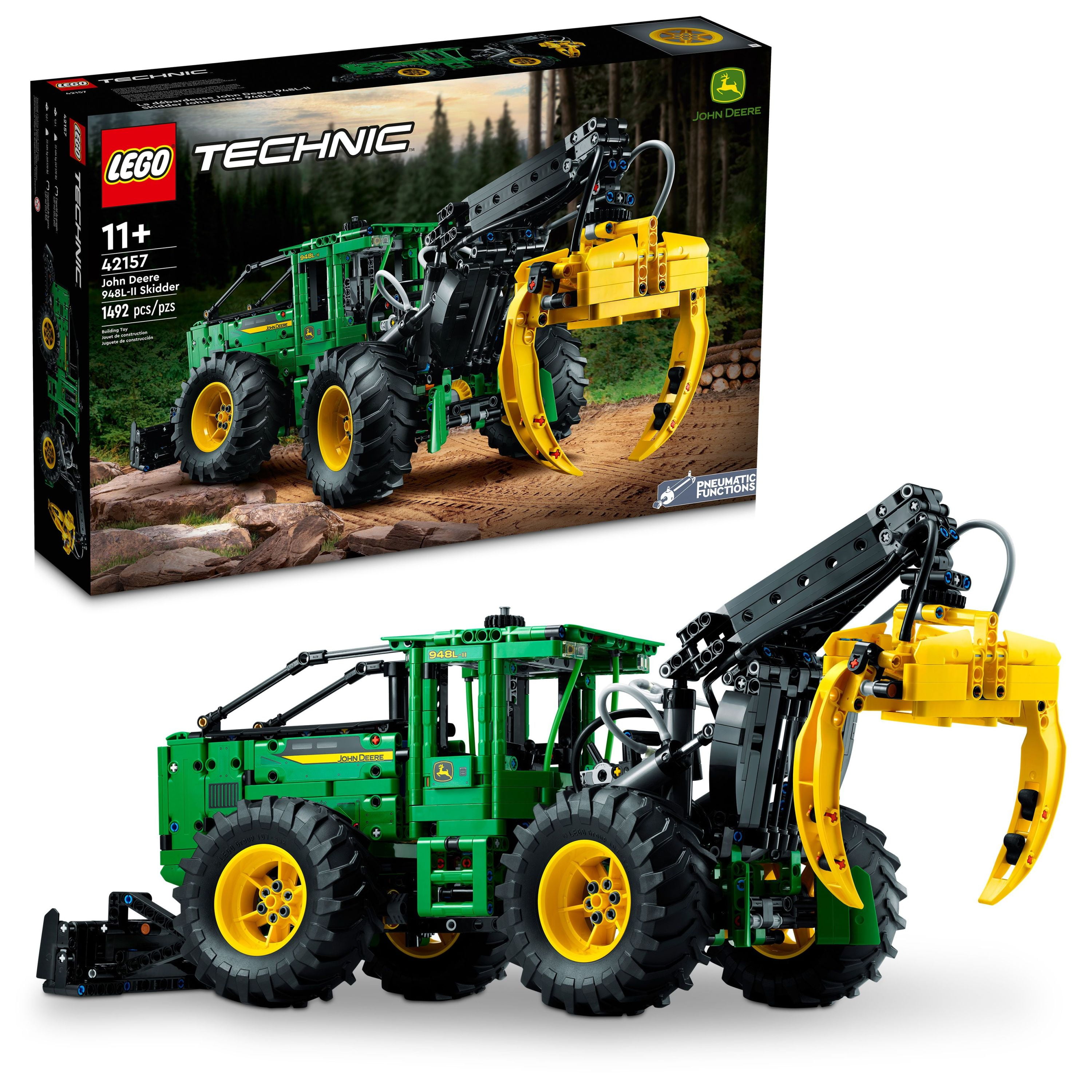 1492-Piece LEGO Technic John Deere 948L-II Skidder Building Set $138.54 Free Shipping