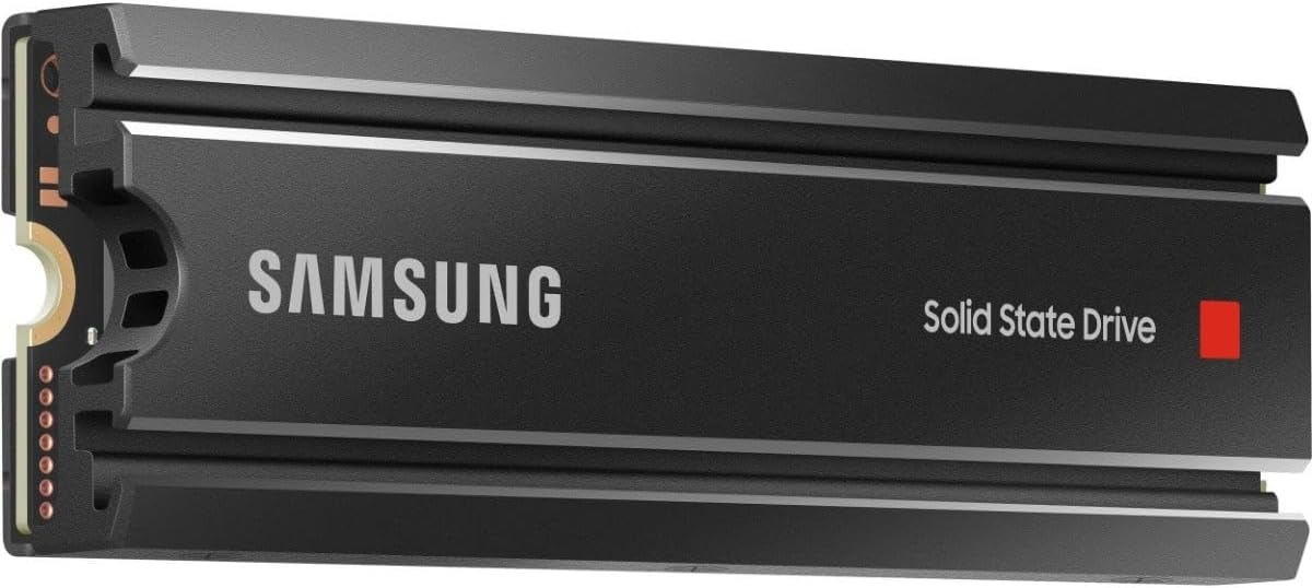 $150 Samsung 980 PRO SSD with Heatsink 2TB PCIe Gen 4 NVMe M.2, MZ-V8P1T0CW