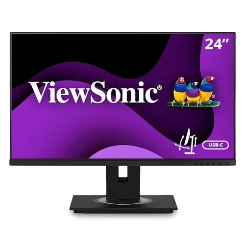 $150 ViewSonic VG2455 24 Inch IPS 1080p Monitor with USB C 3.1