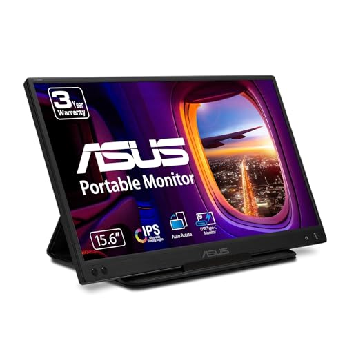 15.6 ASUS ZenScreen Portable 1080p IPS USB Type-C Monitor MB166C $98.19 Free Shipping