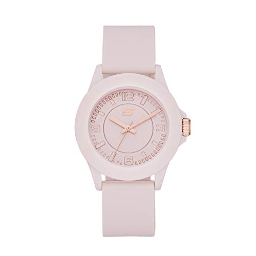 $17.87 Skechers Womens Rosencrans Mid Quartz Plastic and Silicone Casual Sports Watch