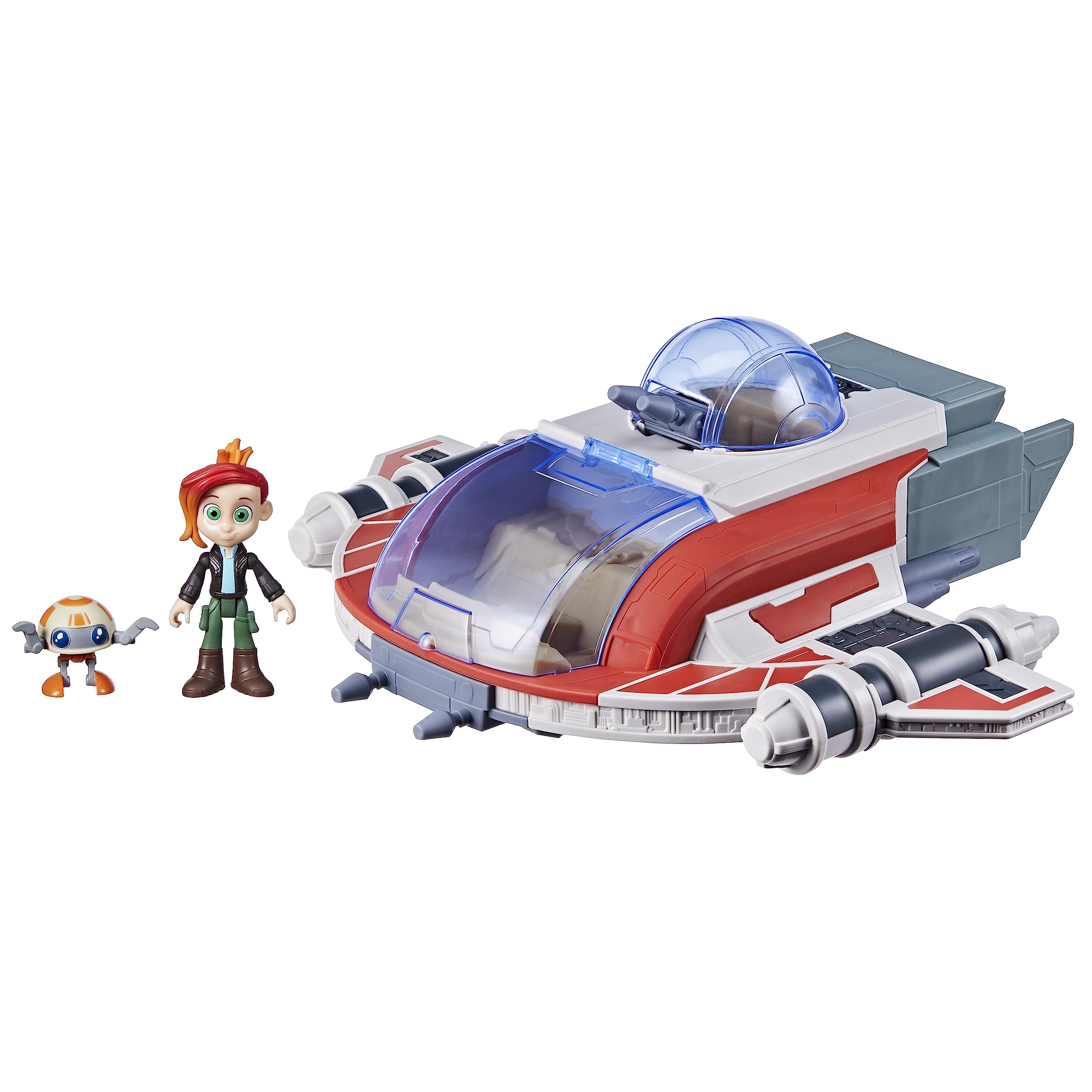 17 Star Wars Young Jedi Adventures The Crimson Firehawk Playset w/ 2 Action Figures $17 Free Shipping w/ Prime or on $35 