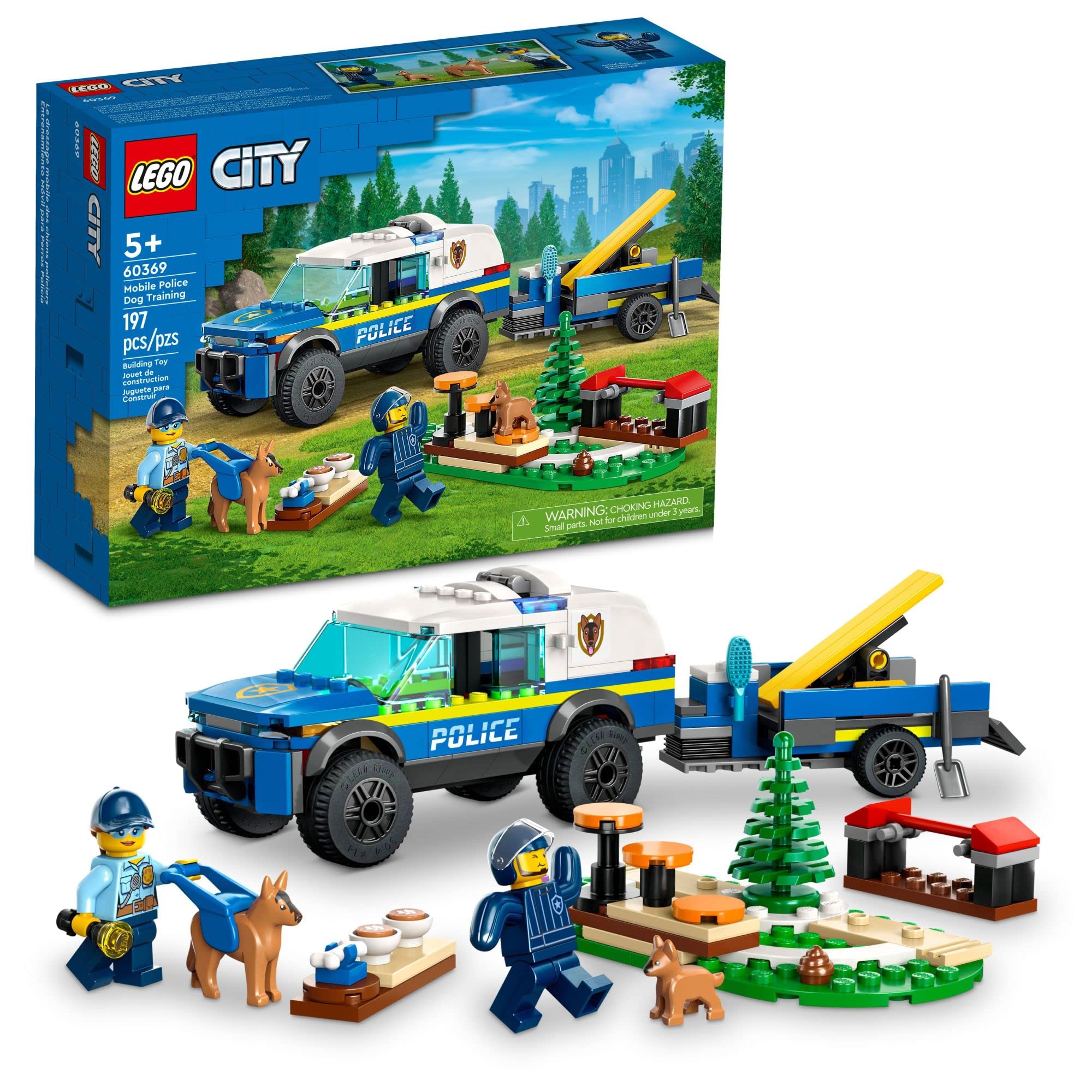 $18.99 LEGO City Mobile Police Dog Training 60369