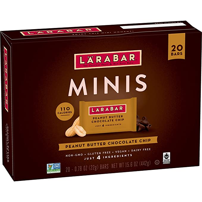 20-Count 0.78-Oz Larabar Peanut Butter Chocolate Chip Mini Bars $7.49 free shipping w/ Prime or on $35