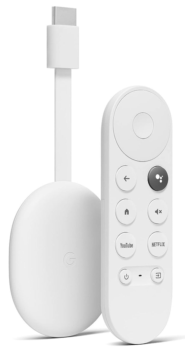 $20 Google Chromecast w/ Google TV HD Streaming Media Player Snow 