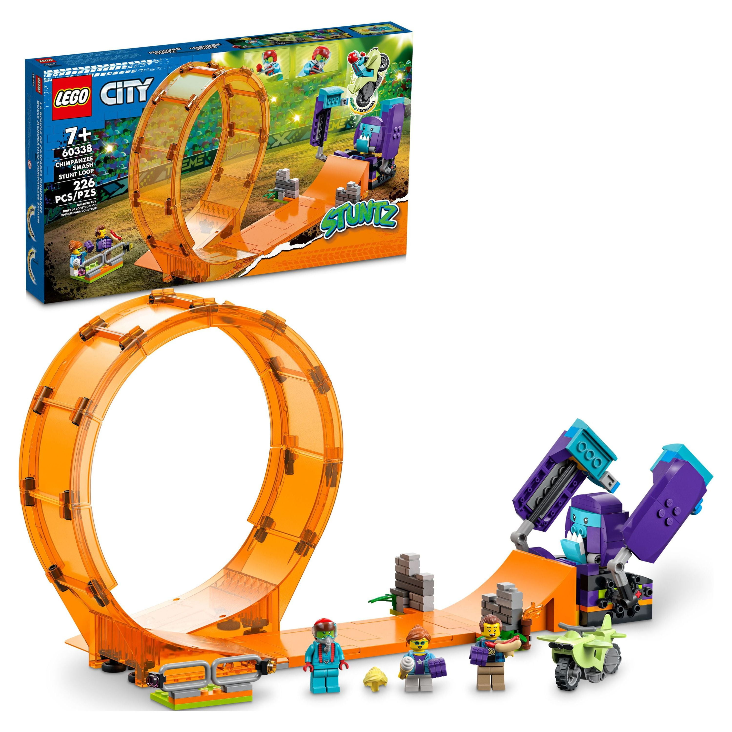 226-Piece LEGO City Stuntz Smashing Chimpanzee Stunt Loop Building Set $30 Free Shipping w/ Walmart or on $35