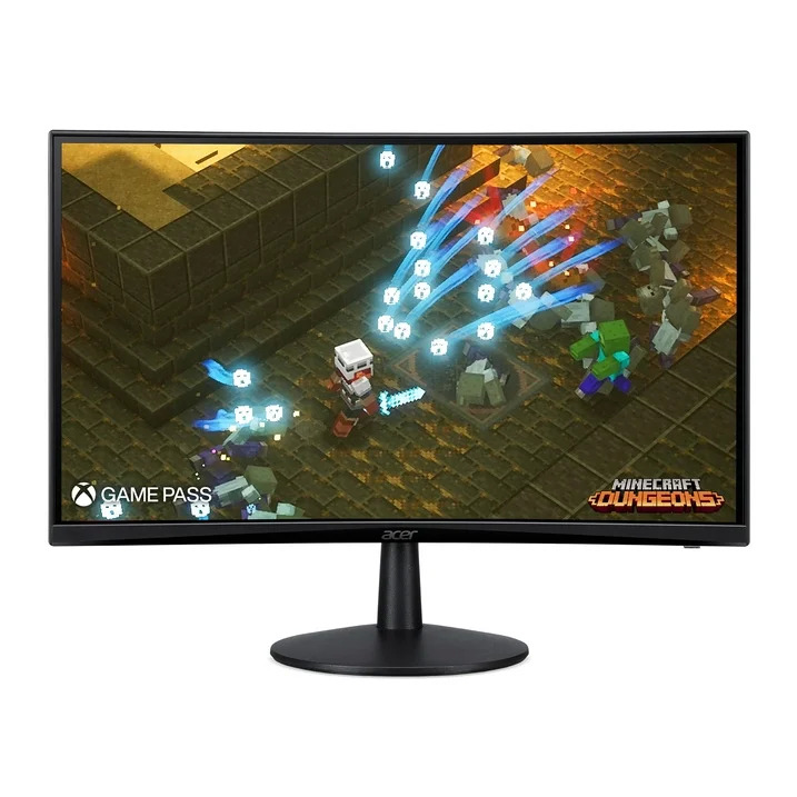 23.6 Acer Nitro FHD 1080p 165Hz 1ms AMD FreeSync Premium 1500R Curved VA Gaming Monitor $81.81 Free Shipping