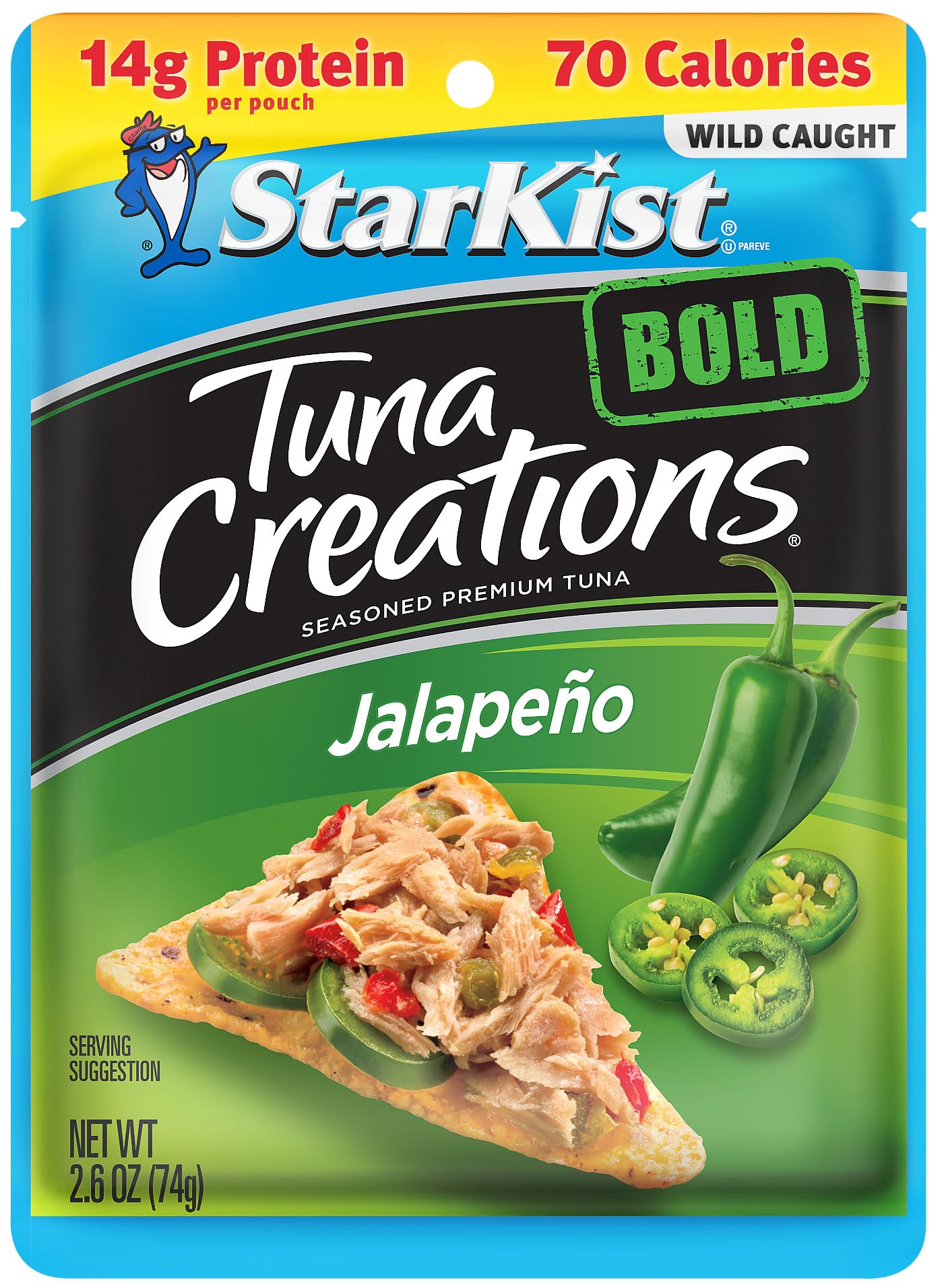 24-Count 2.6-Ounce StarKist Tuna Creations Pouches Bold Jalape o $17.95 $0.75 each w/ S S Free Shipping w/ Prime or on $35 