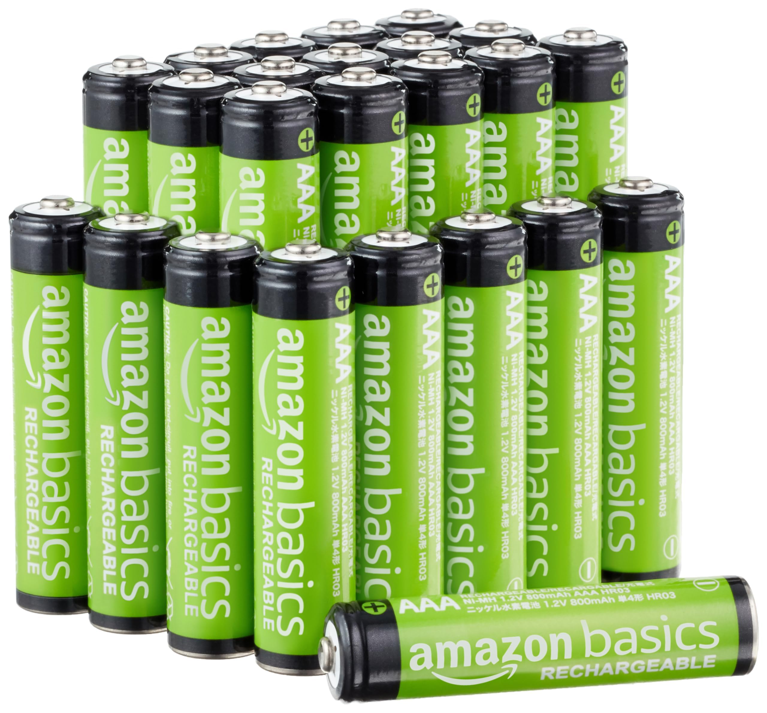 24-Pack Amazon Basics AAA 800mAh NiMH Rechargeable Batteries $13.70 w/ S S Free Shipping w/ Prime or on $35 