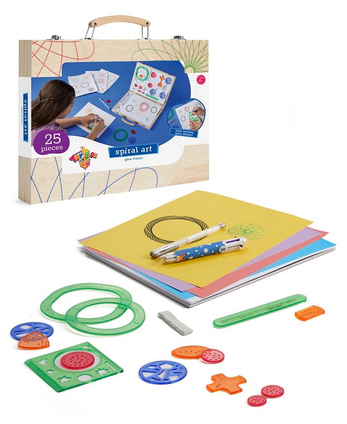 25-Piece Geoffreys Toy Box Spiral Art Gear Tracer Set $16 Free Store Pickup at Macys or Free Shipping on $25