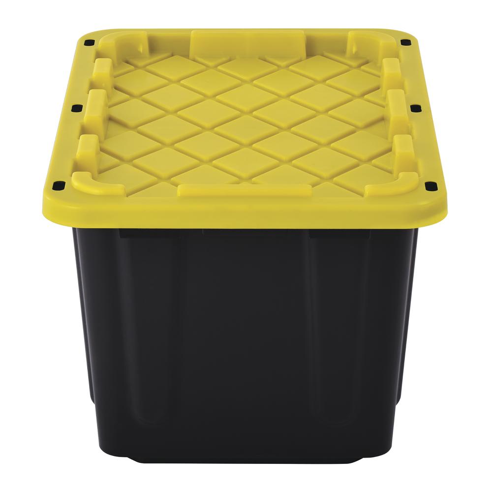 27-Gallon Performax Industrial Black Storage Tote w/ Snap-On Lid 11 Menards Credit $7.85 $1.40 Store Pickup