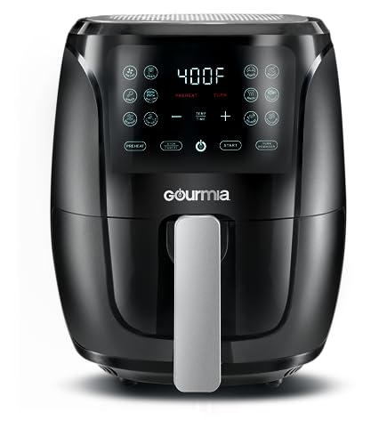 $29.55 Gourmia 4 Qt Digital Air Fryer with Guided Cooking, Black GAF486