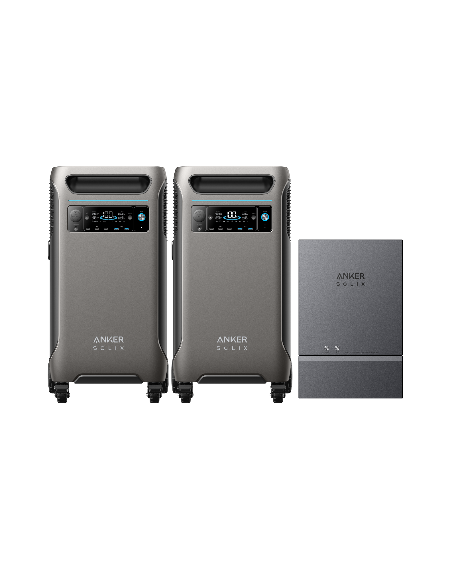 2 Anker SOLIX F3800 12kW 7.68kWh Smart Home Power Kit $6499