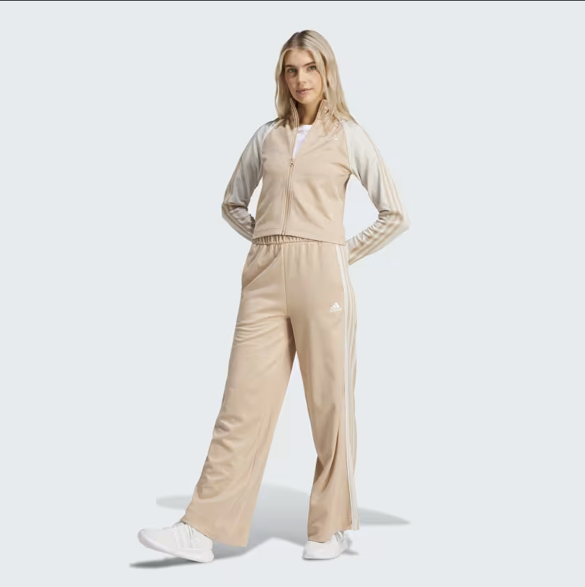 2-Piece adidas Womens Teamsport Track Suit Magic Beige $37.50 Free Shipping