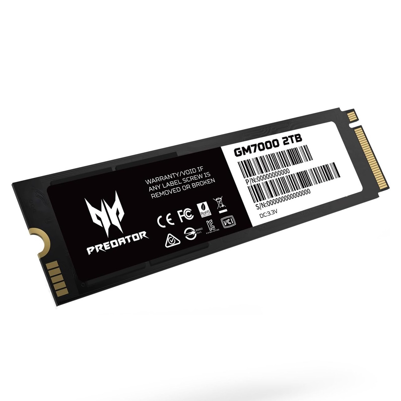 2TB Acer Predator GM7000 NVMe PCIe Gen4 Gaming Solid State Drive $114 Free Shipping