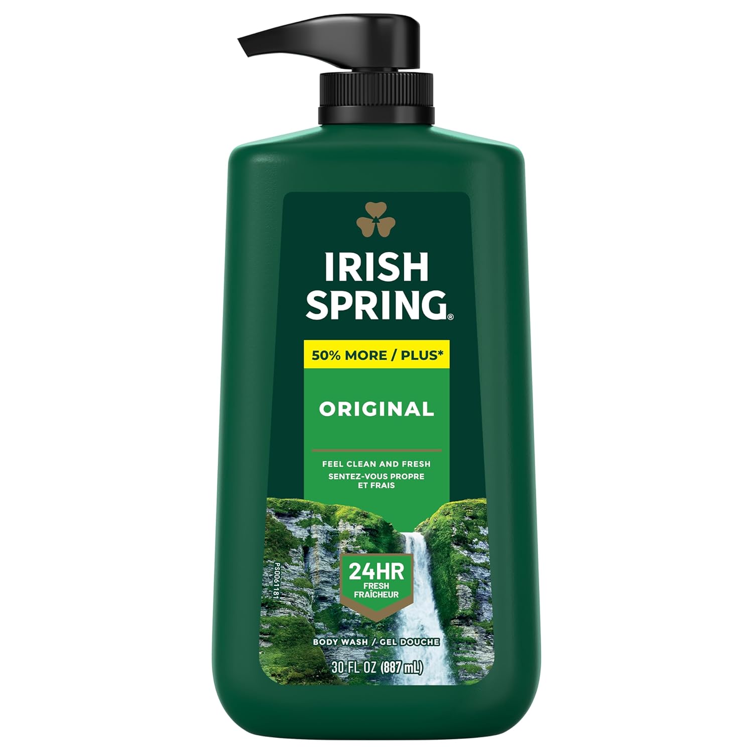 Irish Spring 5 in 1 Body Wash for Men, Men's Body Wash, Smell Fresh and Clean for 24 Hours $4.65