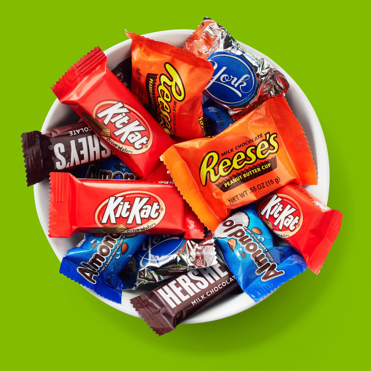 33.4-Oz Hershey Milk and Dark Chocolate Assortment Candy Snack Size $7.75 w/ Subscribe Save