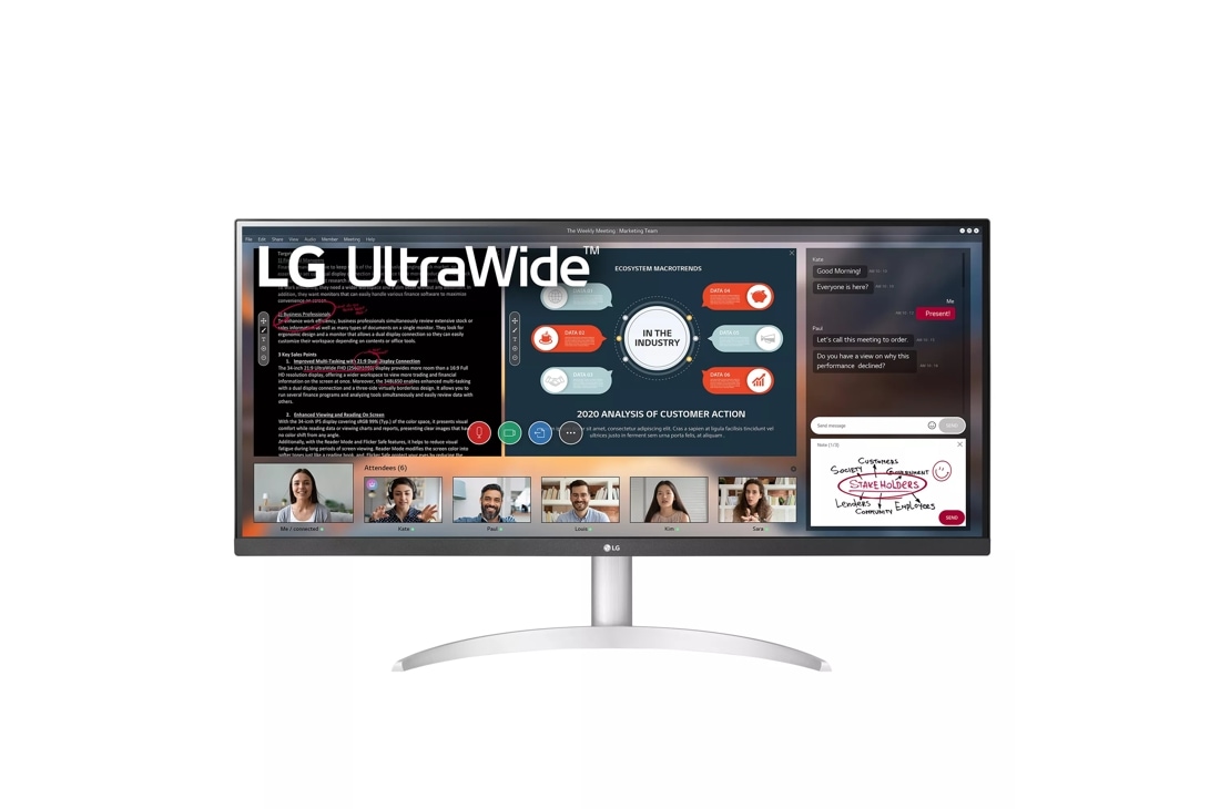 34 LG UltraWide 1080p IPS 75Hz HDR Monitor w/ FreeSync 34WP50S-W $200 Free Shipping