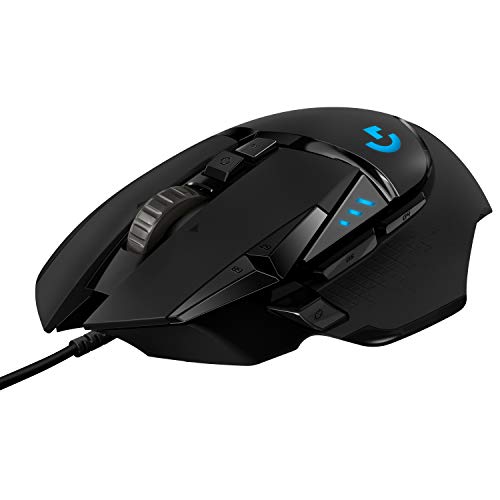 $35 Logitech G502 HERO Wired Gaming Mouse w/ RGB Lighting Black at Amazon