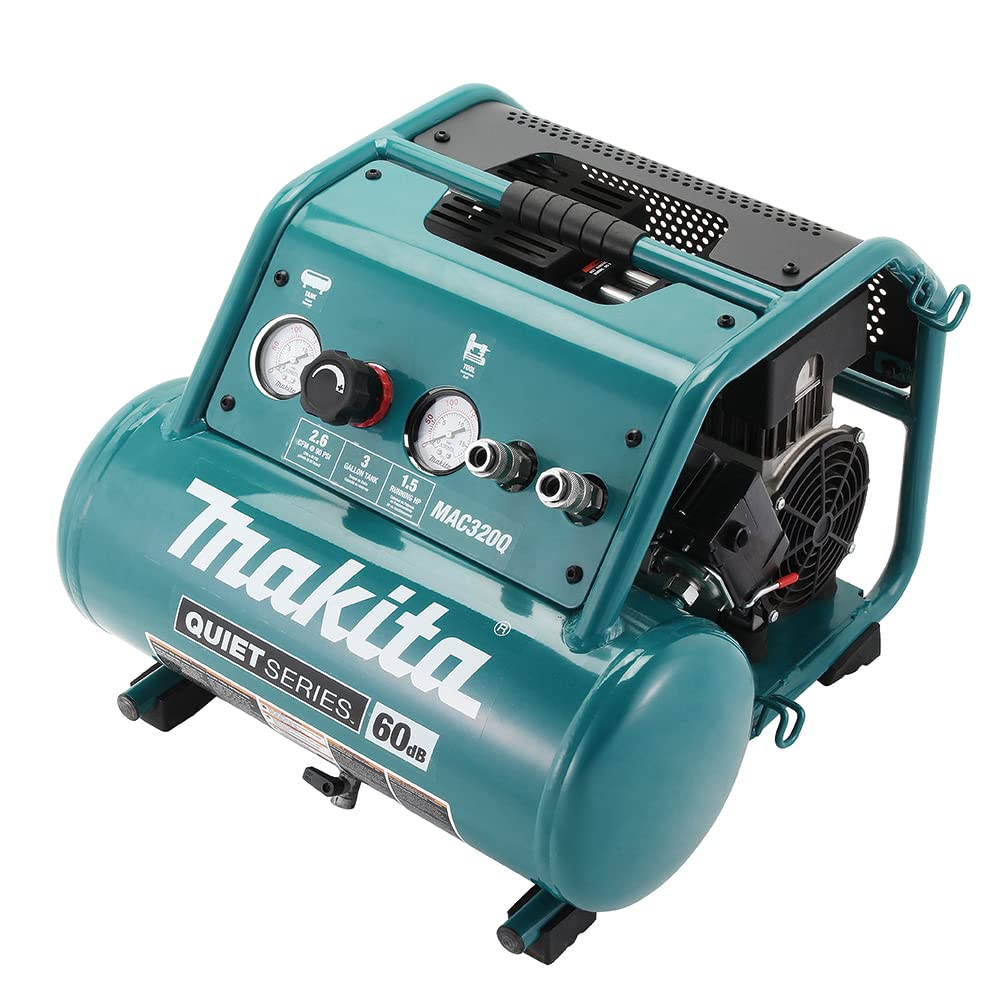 3-Gal 1.5-HP Makita Quiet Series Oil-Free Electric Air Compressor $259 Free Shipping