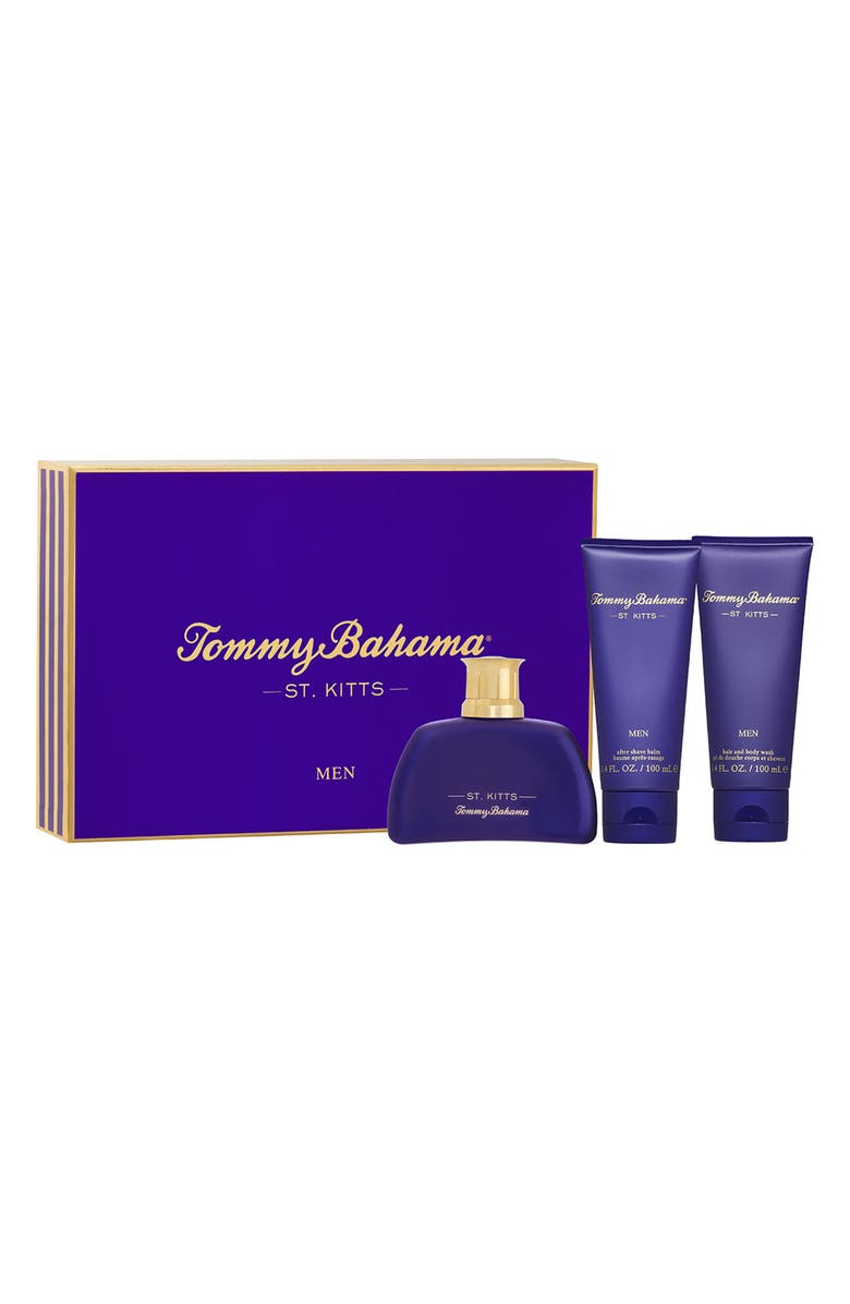 3-Piece Tommy Bahama Mens St. Kitts Fragrance Set 3.4-Oz Fragrance, 3.4-Oz After Shave, 3.4-Oz Hair Body Wash $13.48 FS 