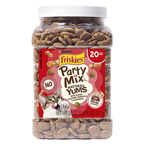 $4.69 /w S S 20-Oz Purina Friskies Natural Cat Treats Party Mix Salmon