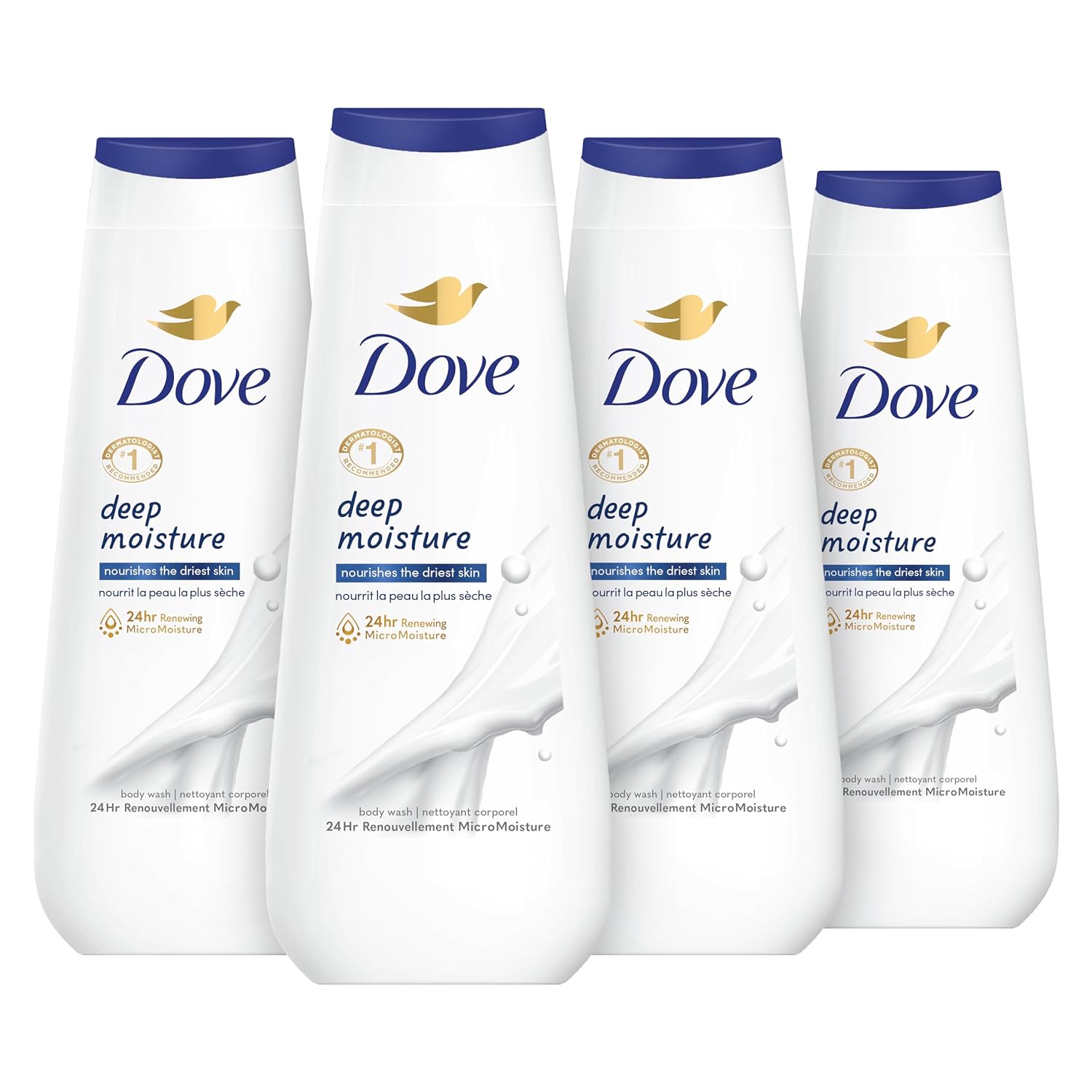 4-Count 20-Oz Dove Deep Moisture Body Wash $14.65 $3.66 Ea w/ S S Free Shipping w/ Prime or on $35